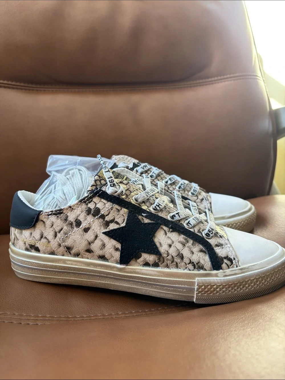 vintage havana alive sneaker in snake
